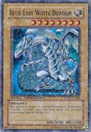 Blue-Eyes White Dragon [DT01-EN001] Super Rare - Trinity Hobby