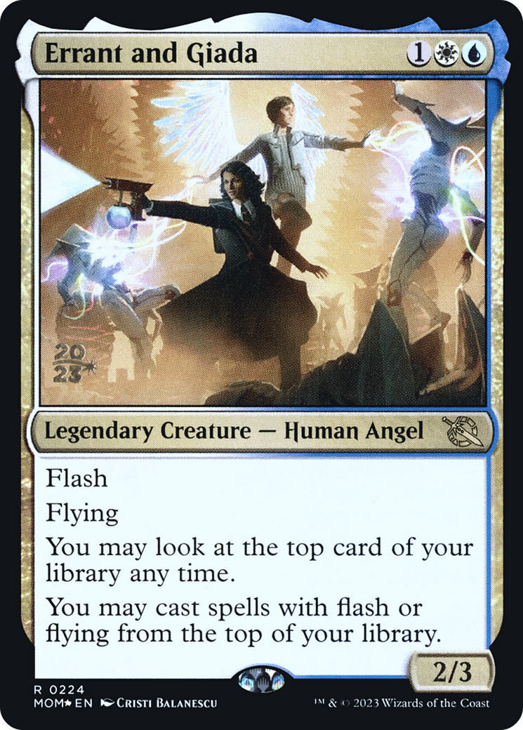 Errant and Giada [March of the Machine Prerelease Promos] - Trinity Hobby