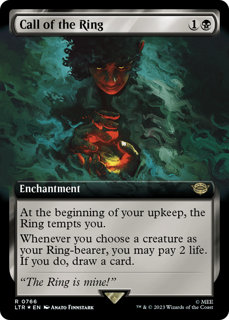 Call of the Ring (Extended Art) (Surge Foil) [The Lord of the Rings: Tales of Middle-Earth] - Trinity Hobby