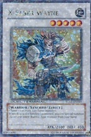 X-Saber Wayne [DT01-EN089] Ultra Rare - Trinity Hobby