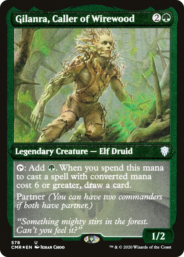 Gilanra, Caller of Wirewood (CMR-578) - [Commander Legends] Foil - Trinity Hobby