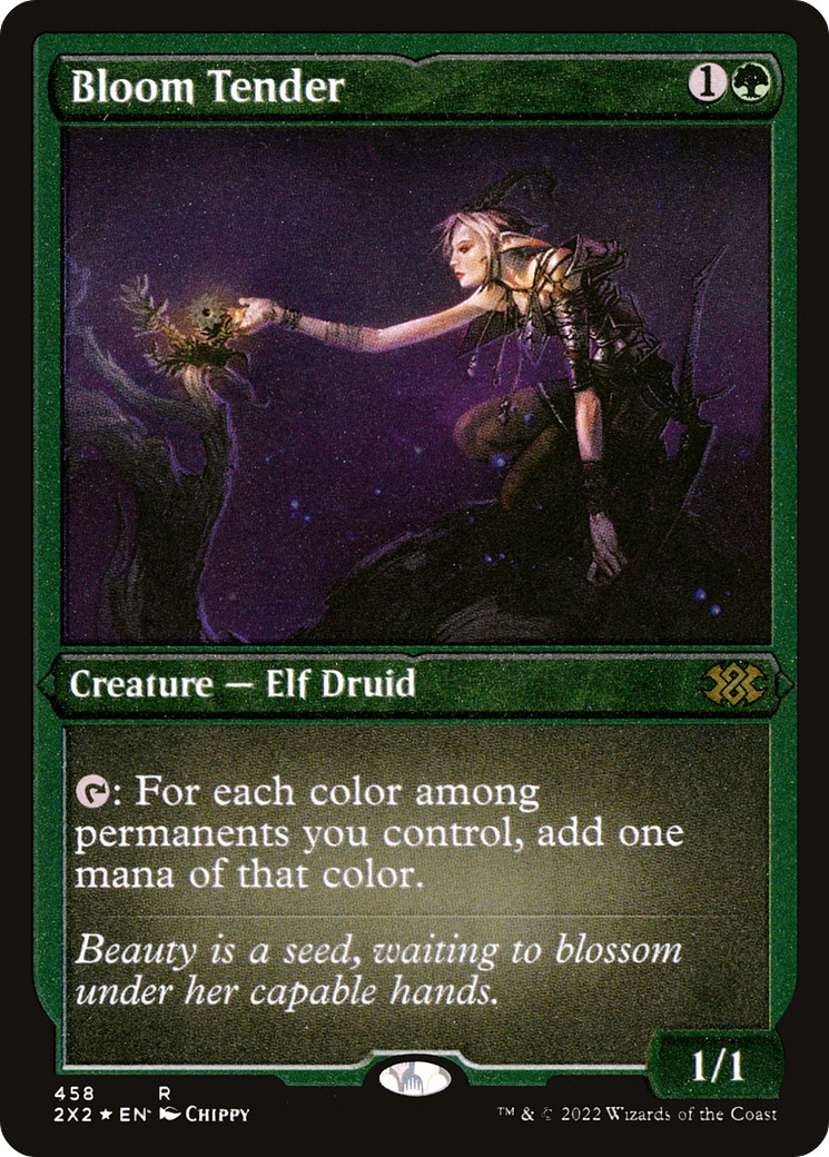 Bloom Tender (Foil Etched)  [Foil]  (2X2-458) - [Double Masters 2022] - Trinity Hobby