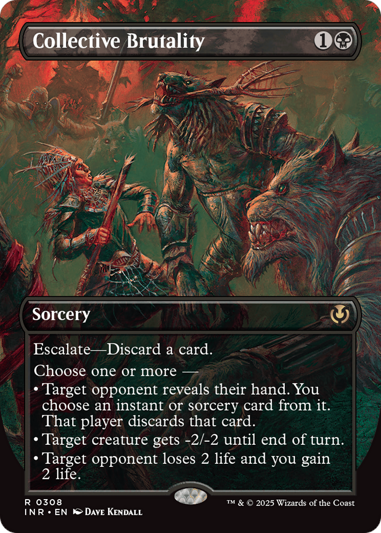 Collective Brutality (Borderless) [Innistrad Remastered] - Trinity Hobby