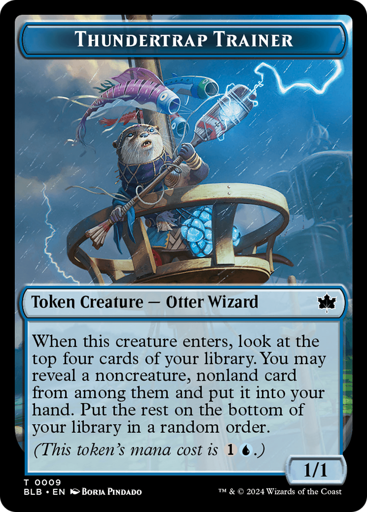 Thundertrap Trainer  [Foil]  (BLB-009) - [Bloomburrow Tokens] - Trinity Hobby
