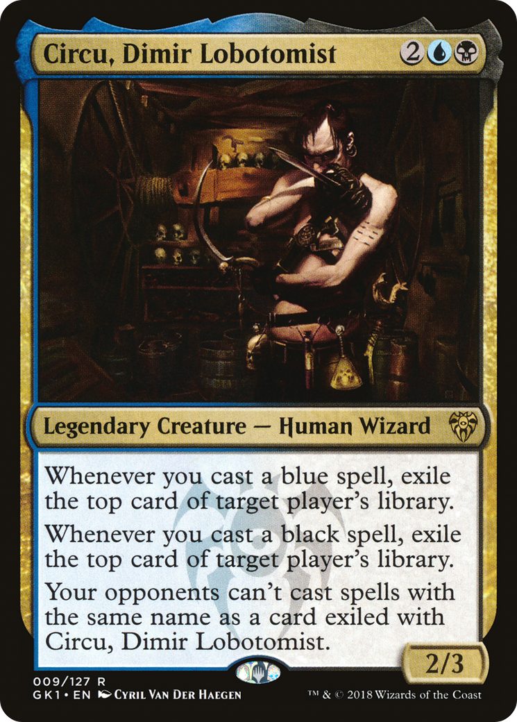 Circu, Dimir Lobotomist [Guilds of Ravnica Guild Kit] - Trinity Hobby