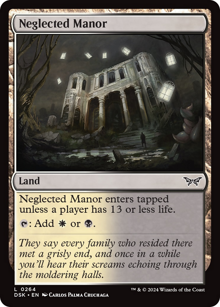 Neglected Manor [Duskmourn: House of Horror] - Trinity Hobby