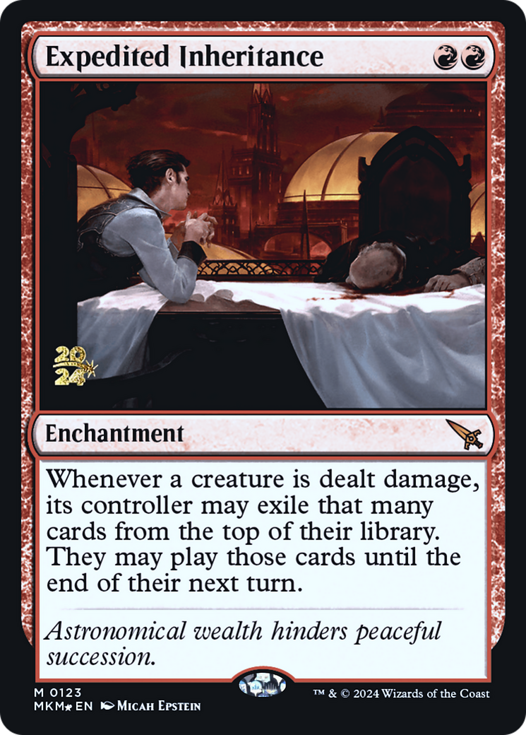 Expedited Inheritance [Murders at Karlov Manor Prerelease Promos] - Trinity Hobby