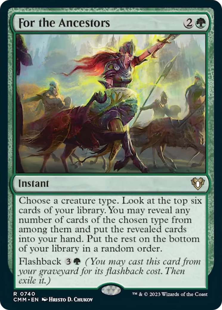 For the Ancestors [Commander Masters] - Trinity Hobby