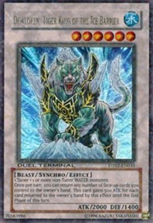 Dewloren, Tiger King of the Ice Barrier [DT02-EN033] Ultra Rare - Trinity Hobby