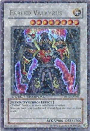 Fabled Valkyrus [DT02-EN086] Ultra Rare - Trinity Hobby