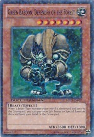 Green Baboon, Defender of the Forest [DT03-EN057] Common - Trinity Hobby