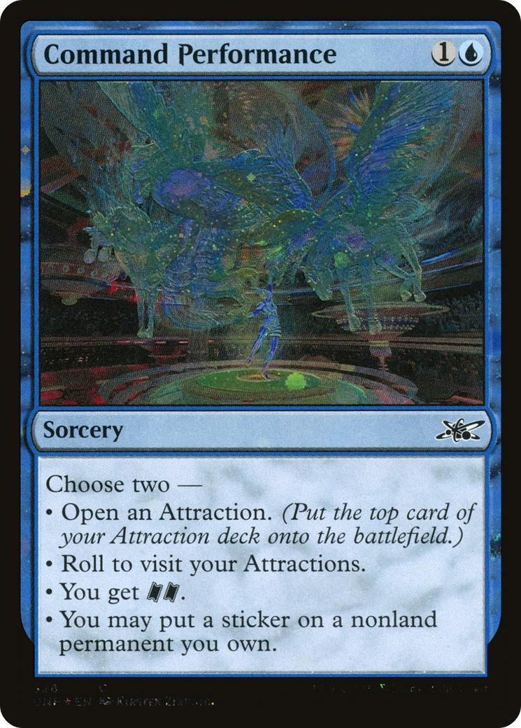 Command Performance (Galaxy Foil) [Unfinity] - Trinity Hobby