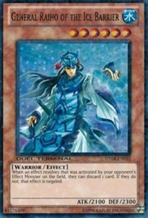 General Raiho of the Ice Barrier [DT04-EN035] Super Rare - Trinity Hobby