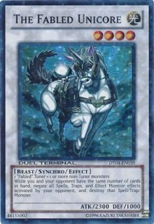 The Fabled Unicore [DT04-EN039] Super Rare - Trinity Hobby
