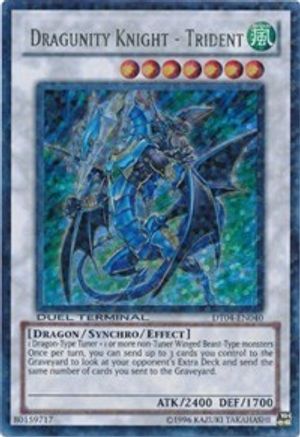 Dragunity Knight - Trident [DT04-EN040] Ultra Rare - Trinity Hobby