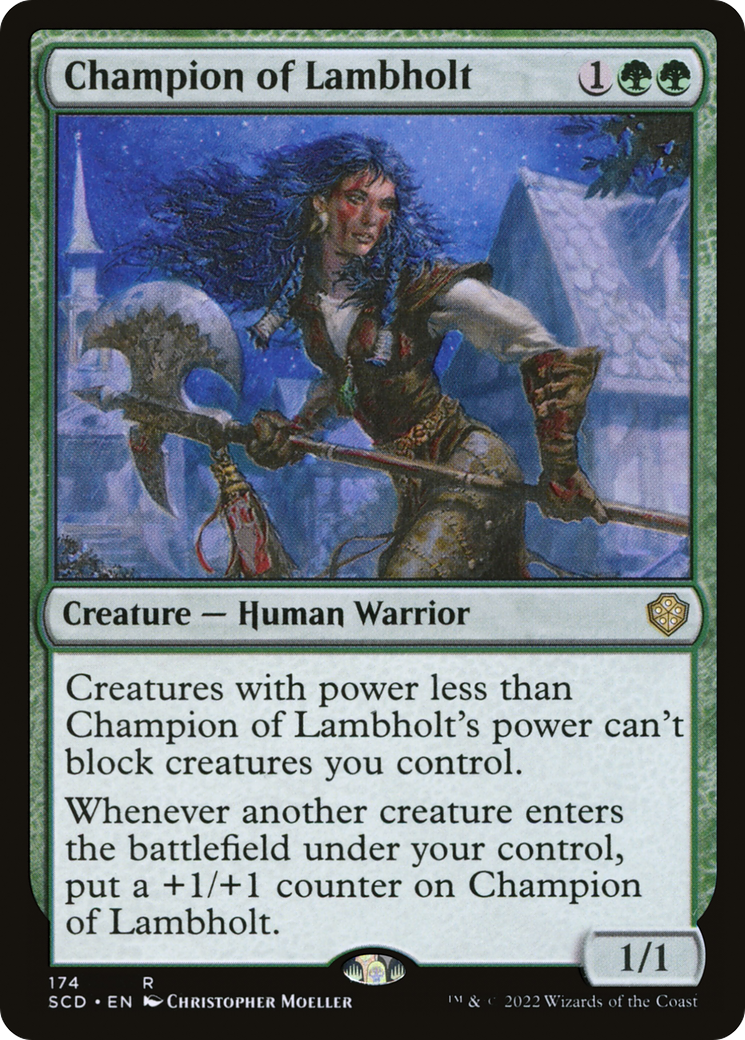 Champion of Lambholt [Starter Commander Decks] - Trinity Hobby