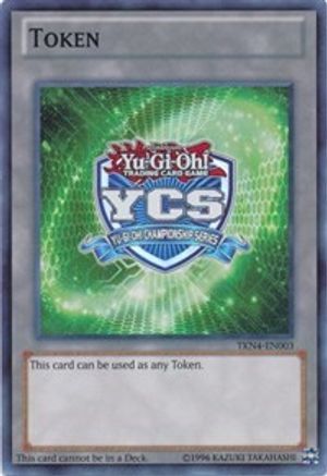 Yu-Gi-Oh Championship Series Token (Green) [TKN4-EN003] Super Rare - Trinity Hobby