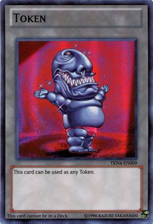 Ojama Token (Black) [TKN4-EN009] Super Rare - Trinity Hobby