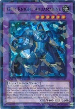 Gem-Knight Aquamarine [DT05-EN035] Super Rare - Trinity Hobby