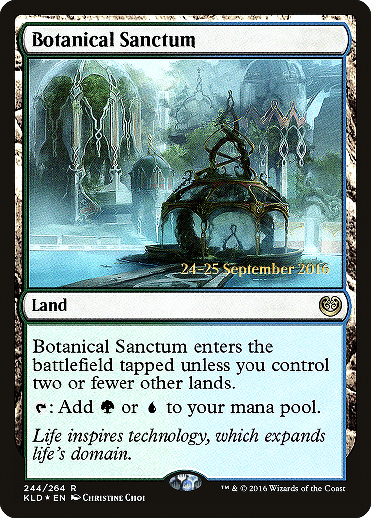 Botanical Sanctum [Kaladesh Prerelease Promos] - Trinity Hobby
