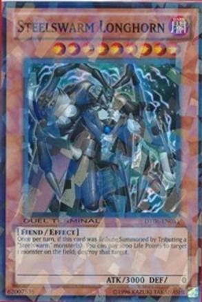 Steelswarm Longhorn [DT06-EN031] Super Rare - Trinity Hobby