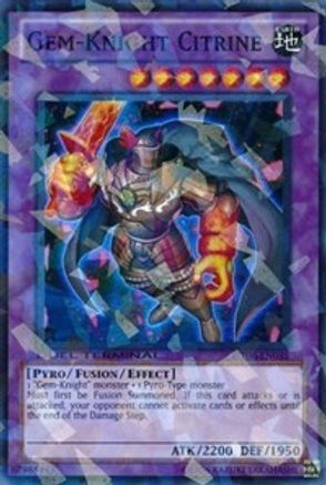 Gem-Knight Citrine [DT06-EN035] Super Rare - Trinity Hobby