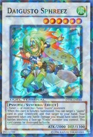 Daigusto Sphreez [DT06-EN040] Super Rare - Trinity Hobby