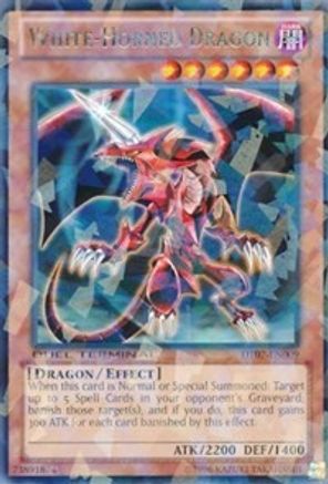 White-Horned Dragon [DT07-EN009] Rare - Trinity Hobby