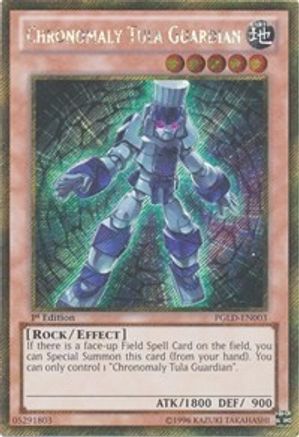 Chronomaly Tula Guardian [PGLD-EN003] Gold Secret Rare - Trinity Hobby