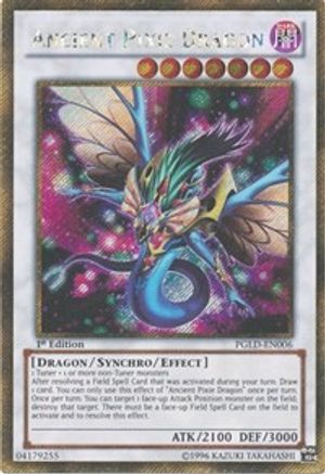 Ancient Pixie Dragon [PGLD-EN006] Gold Secret Rare - Trinity Hobby