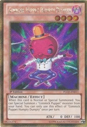 Gimmick Puppet Humpty Dumpty [PGLD-EN011] Gold Secret Rare - Trinity Hobby