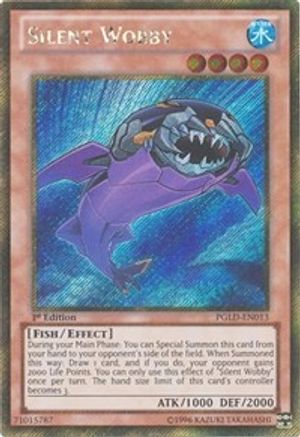 Silent Wobby [PGLD-EN013] Gold Secret Rare - Trinity Hobby