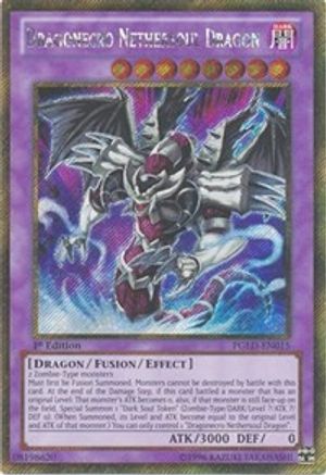 Dragonecro Nethersoul Dragon [PGLD-EN015] Gold Secret Rare - Trinity Hobby
