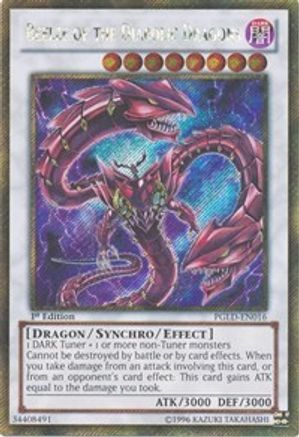 Beelze of the Diabolic Dragons [PGLD-EN016] Gold Secret Rare - Trinity Hobby
