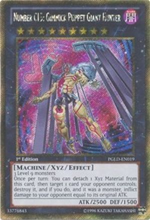 Number C15: Gimmick Puppet Giant Hunter [PGLD-EN019] Gold Secret Rare - Trinity Hobby