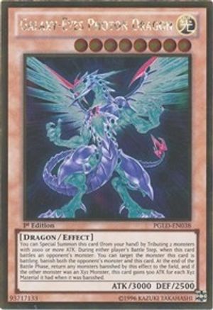 Galaxy-Eyes Photon Dragon [PGLD-EN038] Gold Rare - Trinity Hobby