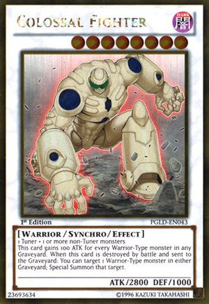 Colossal Fighter [PGLD-EN043] Gold Rare - Trinity Hobby