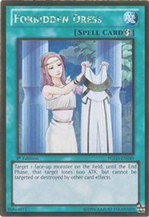 Forbidden Dress [PGLD-EN049] Gold Rare - Trinity Hobby
