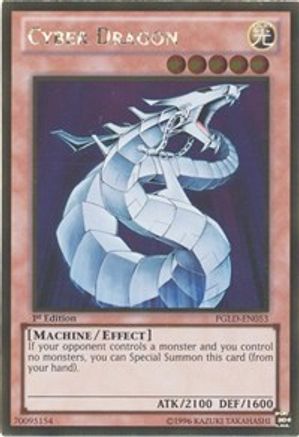 Cyber Dragon [PGLD-EN053] Gold Rare - Trinity Hobby