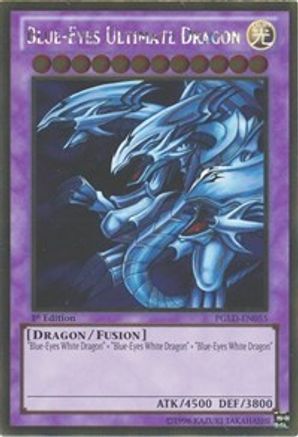 Blue-Eyes Ultimate Dragon [PGLD-EN055] Gold Rare - Trinity Hobby