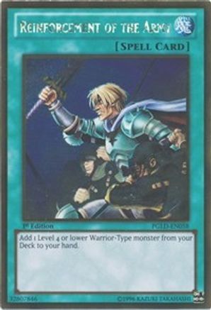 Reinforcement of the Army [PGLD-EN058] Gold Rare - Trinity Hobby