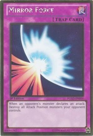 Mirror Force [PGLD-EN059] Gold Rare - Trinity Hobby