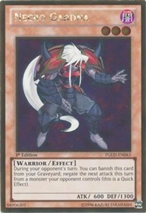 Necro Gardna [PGLD-EN063] Gold Rare - Trinity Hobby