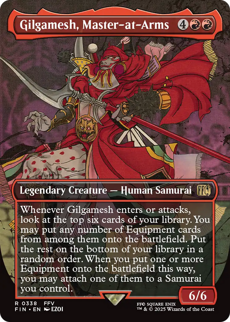 Gilgamesh, Master-at-Arms  [Foil]  (FIN-338) - [FINAL FANTASY] (Borderless)