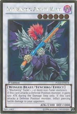 Blackwing Armed Wing [PGLD-EN078] Gold Rare - Trinity Hobby