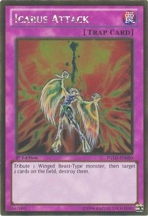 Icarus Attack [PGLD-EN080] Gold Rare - Trinity Hobby