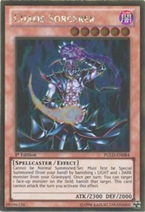 Chaos Sorcerer [PGLD-EN084] Gold Rare - Trinity Hobby