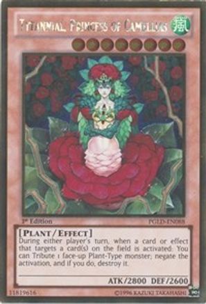 Tytannial, Princess of Camellias [PGLD-EN088] Gold Rare - Trinity Hobby