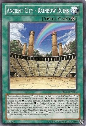 Ancient City - Rainbow Ruins [BATT-EN006] Starfoil Rare - Trinity Hobby
