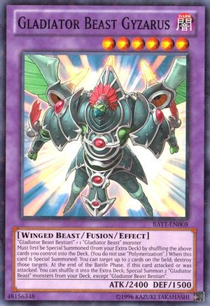Gladiator Beast Gyzarus [BATT-EN008] Starfoil Rare - Trinity Hobby